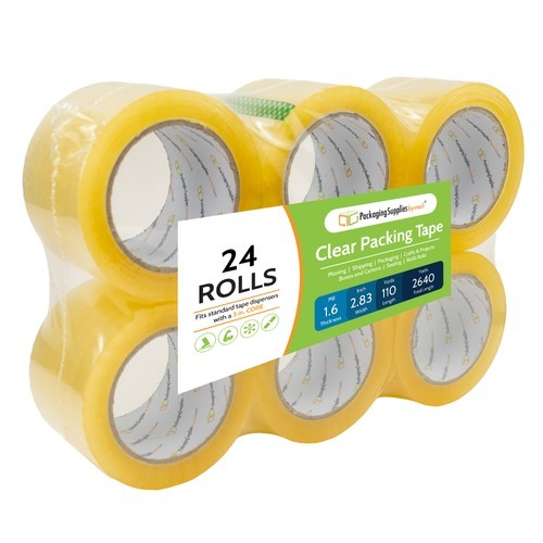 Rolls clear packaging - 24, 2.83"