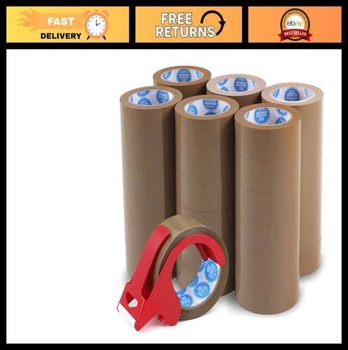 Rolls brown packing - tape, 2"