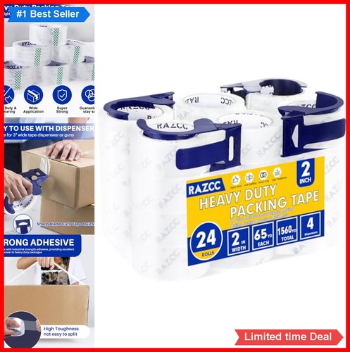 Clear packing tape rolls - tape,