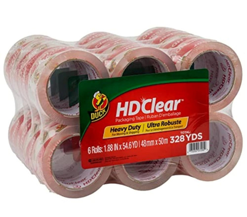 Duck clear packing tape - packing,
