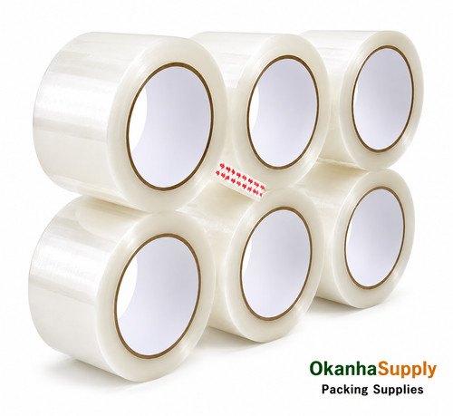 Rolls clear packing - tape, 3"