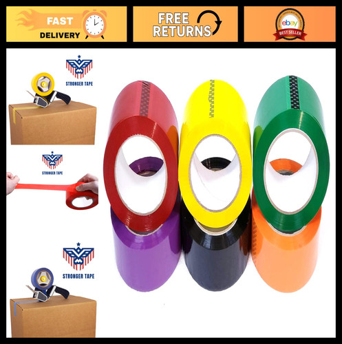 Colored packing tape - packing, rolls