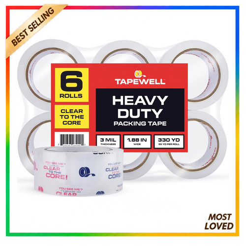 Packing tape clear - heavy, duty