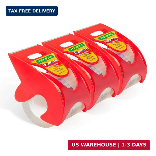 Packing tape with dispenser - with,