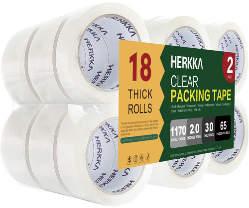 Rolls clear packing tape - rolls,