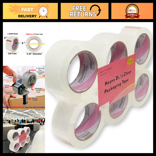 Packing tape 6 rolls 660 - tape,