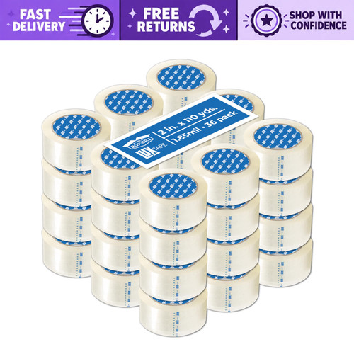 Clear packing tape x - tape, 2"